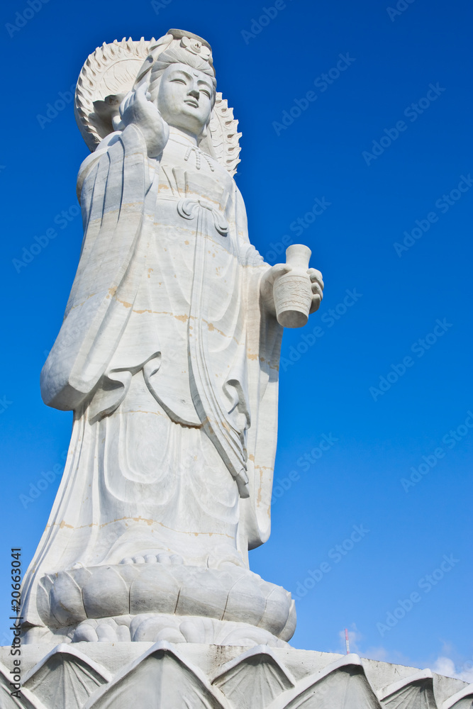 Statue of Guanyin, one of most important god in Chinese culture