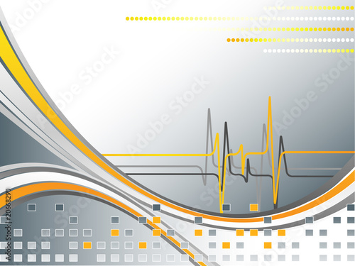abstract background with pulse