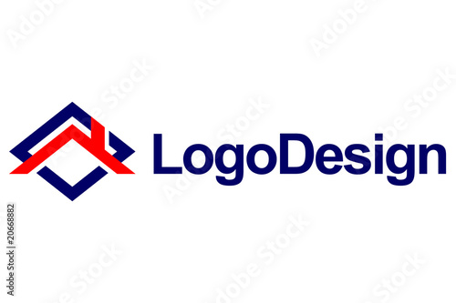 Real estate home roof logo