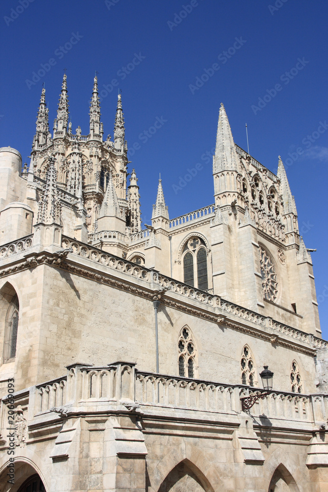 Burgos cathedral exterior, Spain