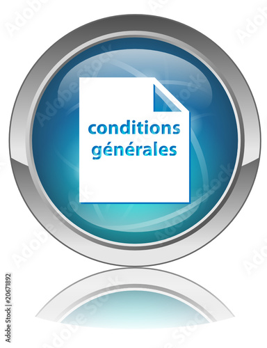 Bouton Web CONDITIONS GENERALES (Utilisation Vente Contrat)