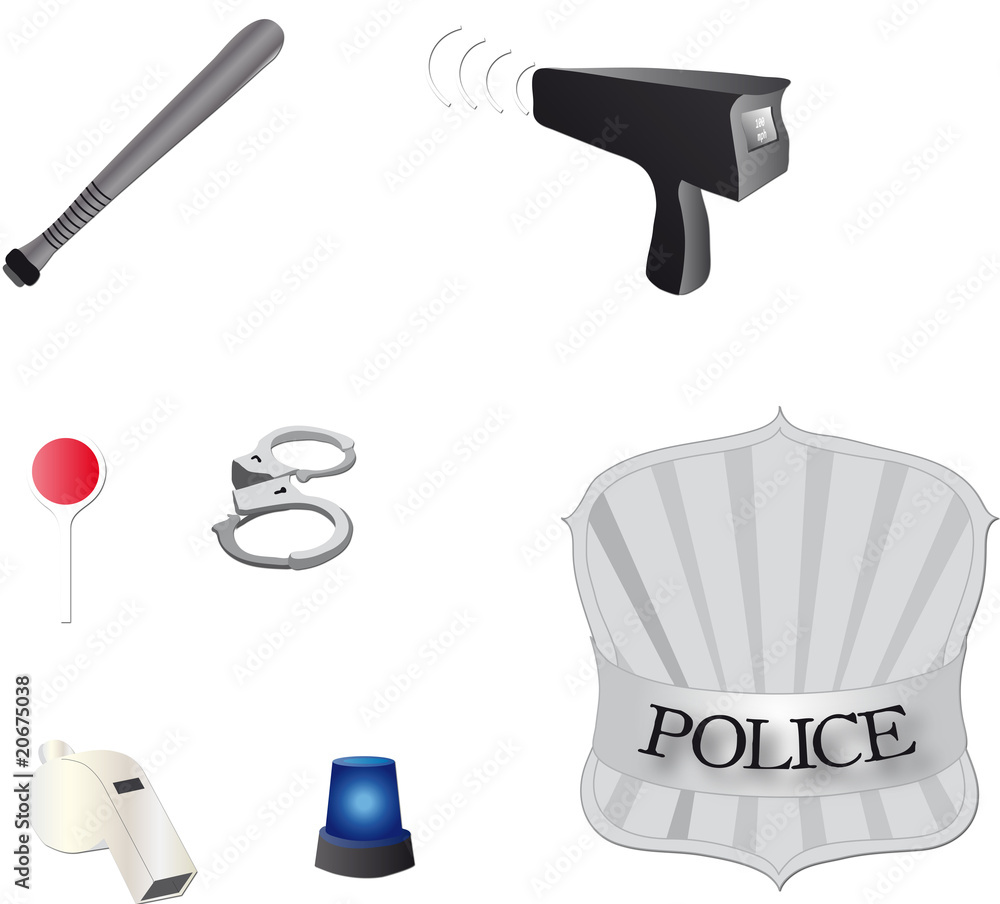 policja - akcesoria