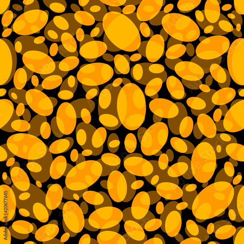Seamless yellow and black pattern