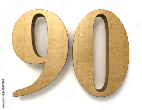 90 wooden birthday celebration anniversary