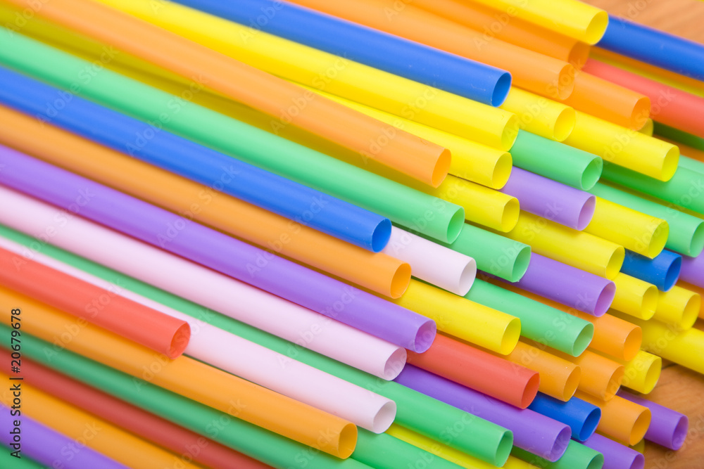 Colorful cocktail straws Colorful cocktail straws