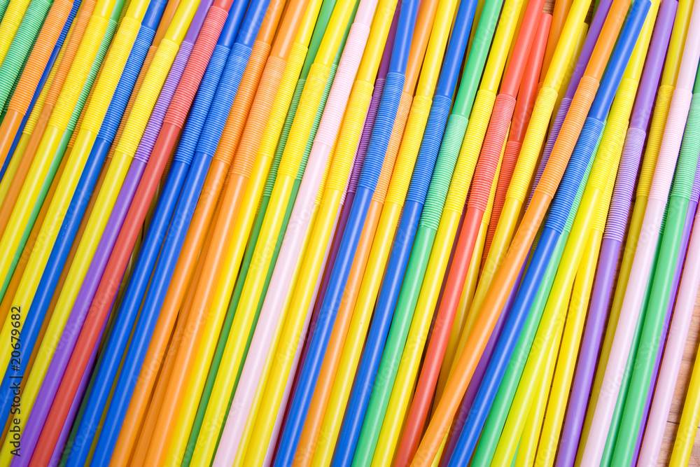 Colorful cocktail straws Colorful cocktail straws