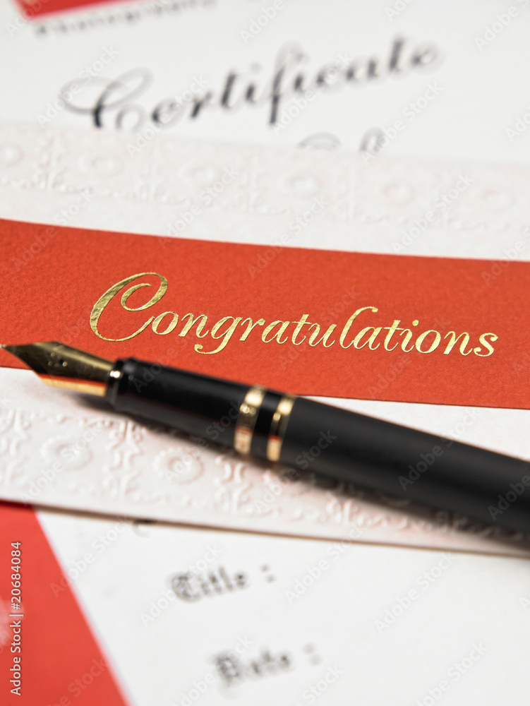 Fototapeta premium diploma