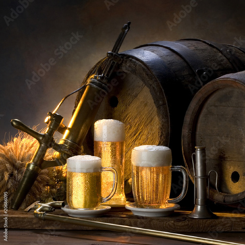 still life with beer #20686095