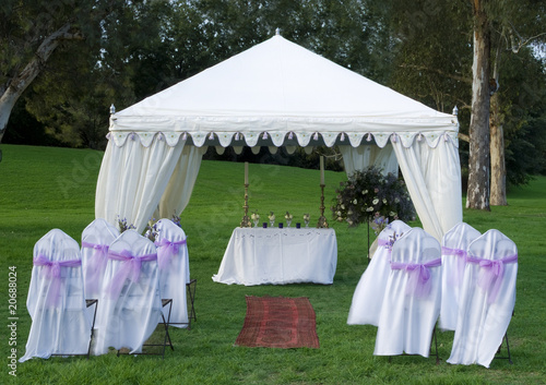 Wedding tent © StockMasters
