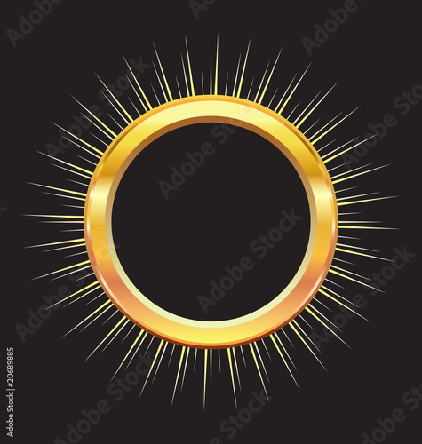 golden frame