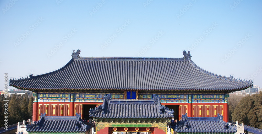 the Hall of Imperial Zenith in The Temple of Heaven the Hall of Imperial Zenith in The Temple of Heaven