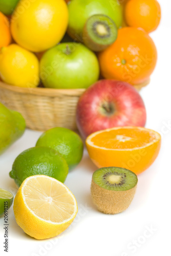 Lemon, kiwi and other fruit