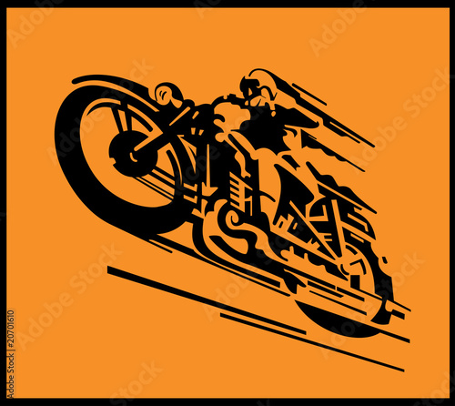 Motorcycle vector background