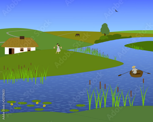 Steading in the steppe