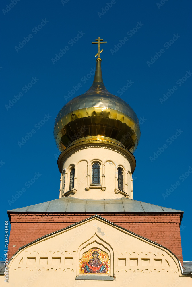 Russian orthodox church cupola