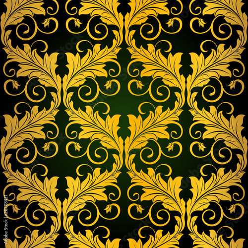 Gold seamless wallpaper