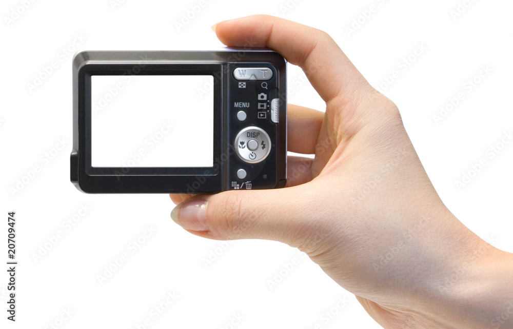 Camera in hand Camera in hand