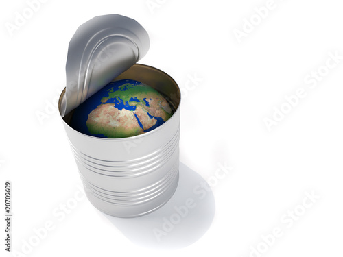 Earth globe conservation