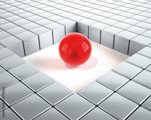 Red sphere