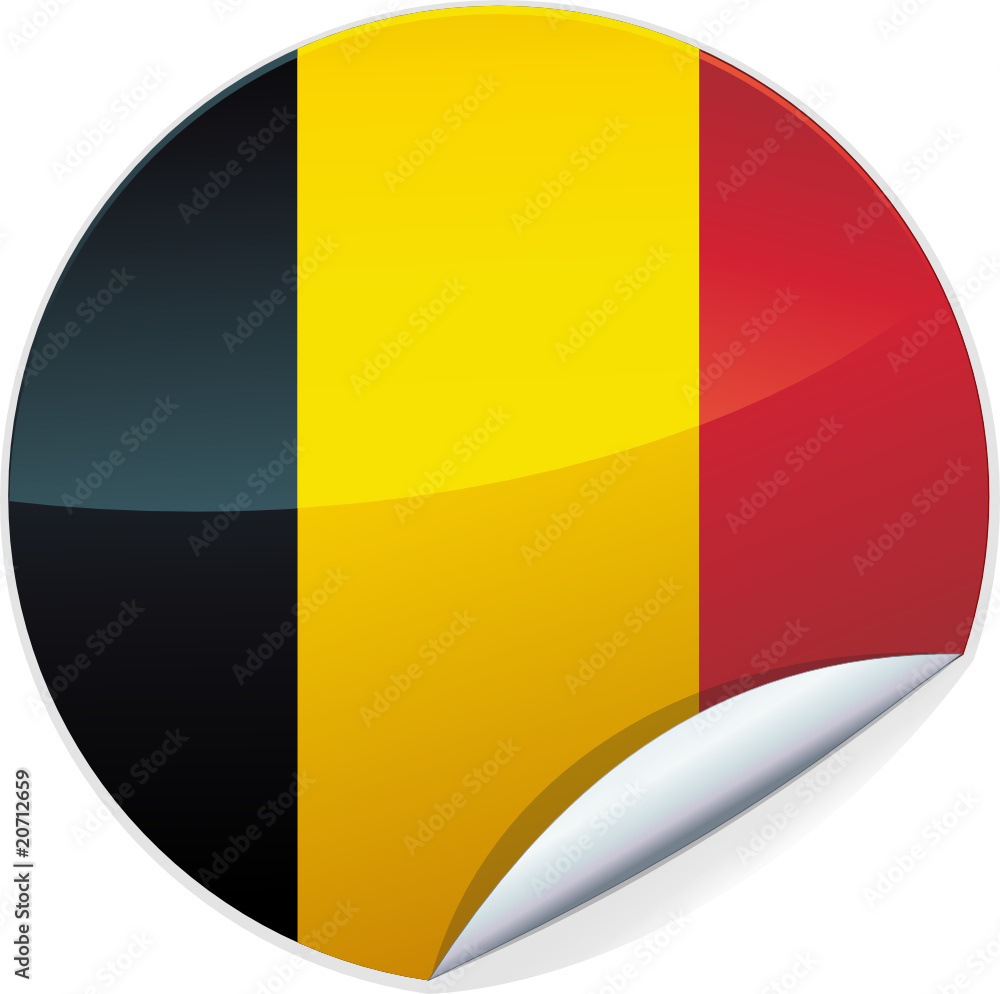 Fototapeta premium Sticker belge (détouré)