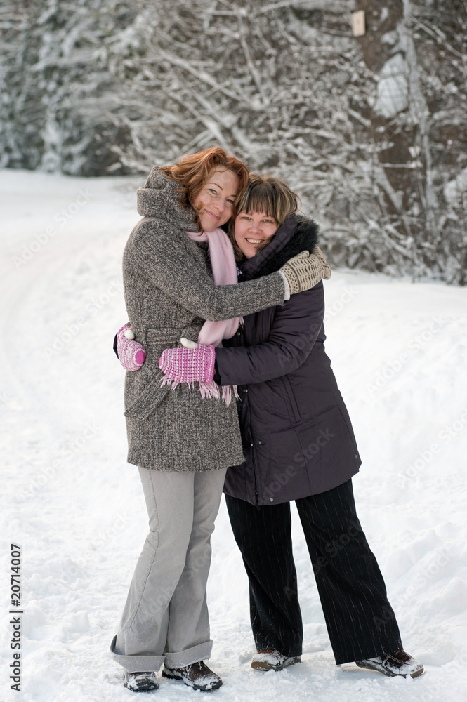 Friendship in winter Friendship in winter