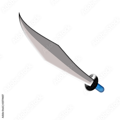isolated sword