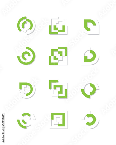 Green Logo Set