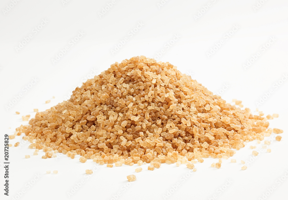 Cane sugar hill isolated on white Cane sugar hill isolated on white