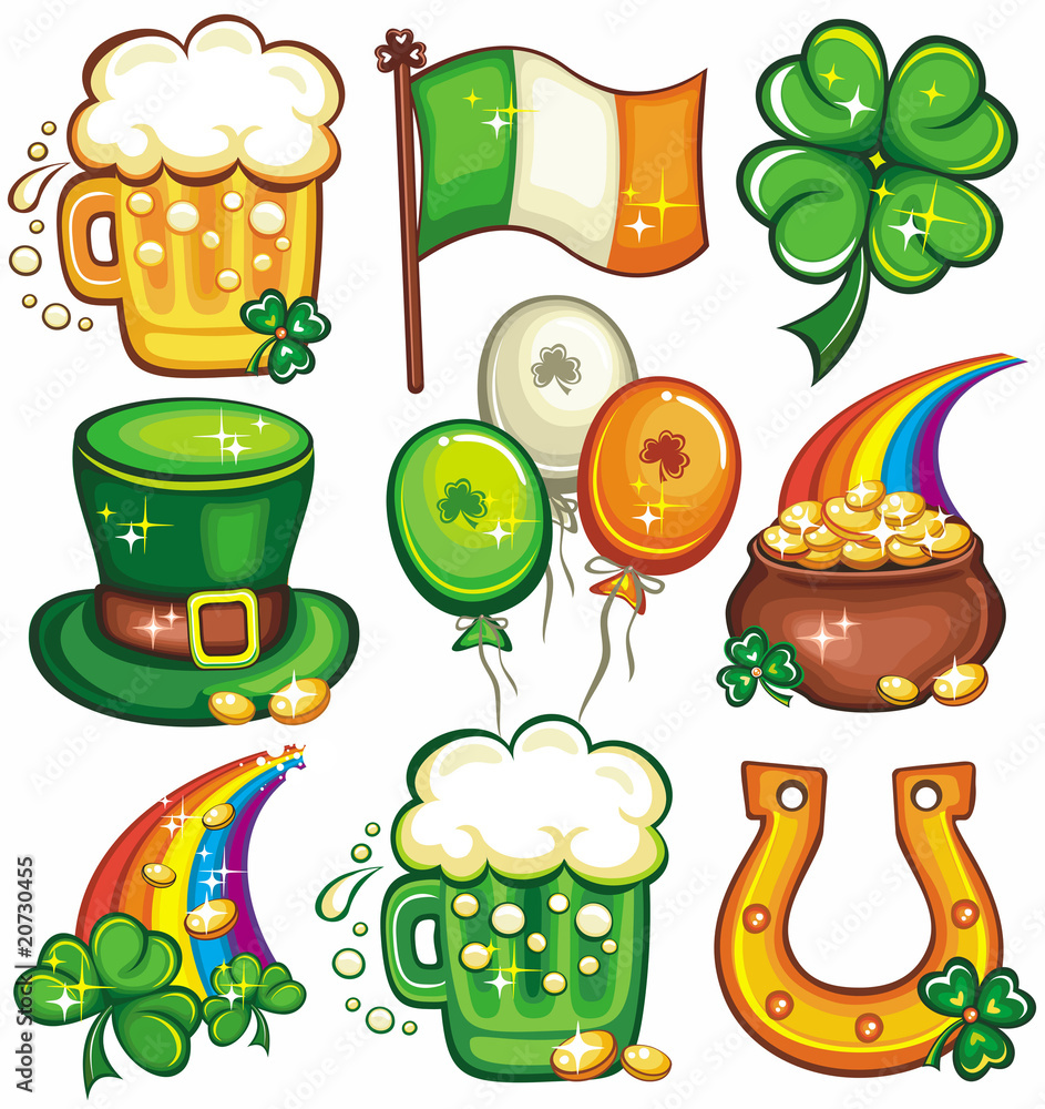St. Patrick's Day icon set series 2 St. Patrick's Day icon set series 2