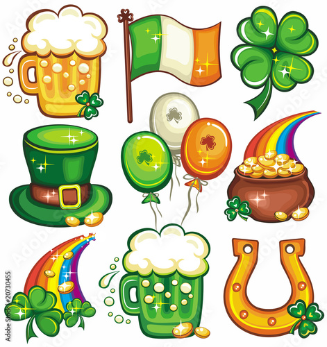 St. Patrick's Day icon set series 2