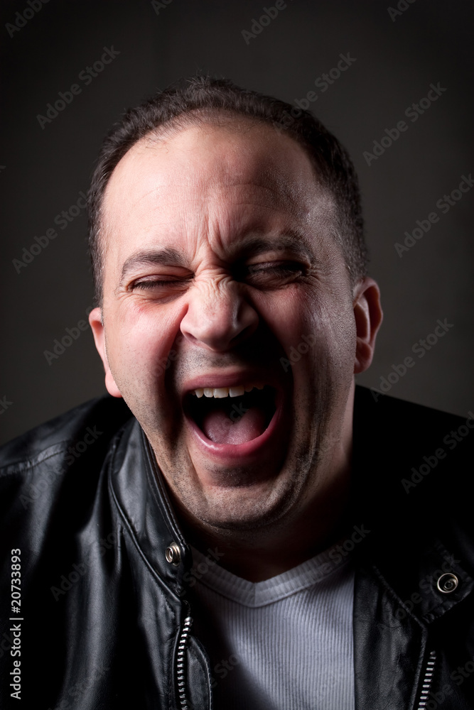 Fototapeta premium Surprised Man