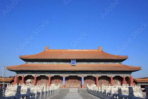 Beijing forbidden city inner court