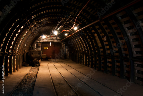 Modern coal mine photo