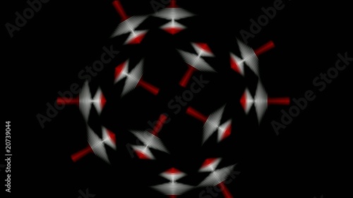 abstract morph pattern,like as sword photo