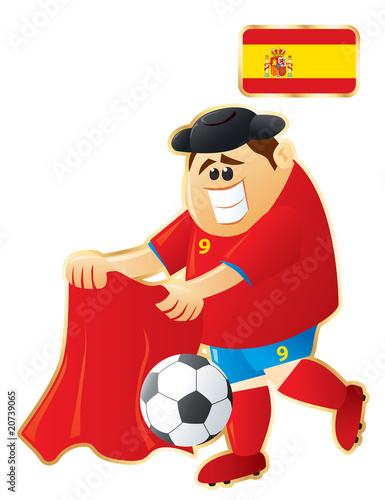 Footbal mascote Spain