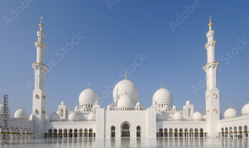 Sheikh Zayed Mosque in Abu Dhabi, United Arab Emirates