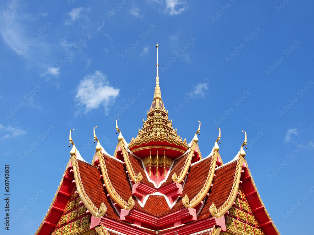 toit temple bouddhiste