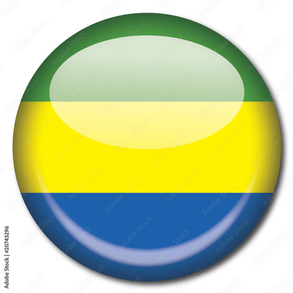 Chapa bandera Gabon Chapa bandera Gabon