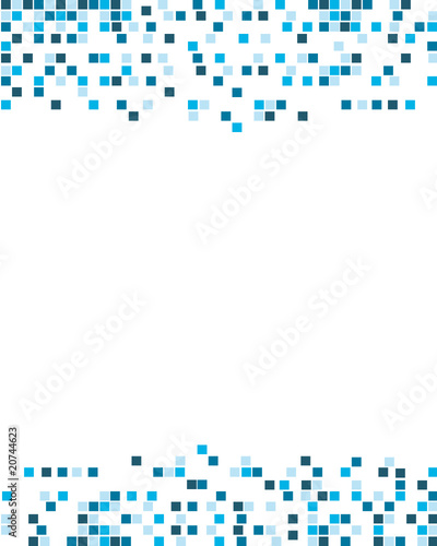 Blue creative mosaic background.
