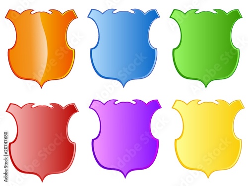 colored coats of arms