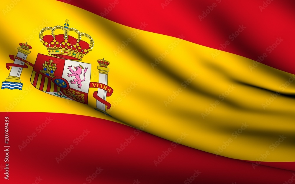 Flying Flag of Spain | All Countries Collection | Flying Flag of Spain | All Countries Collection |
