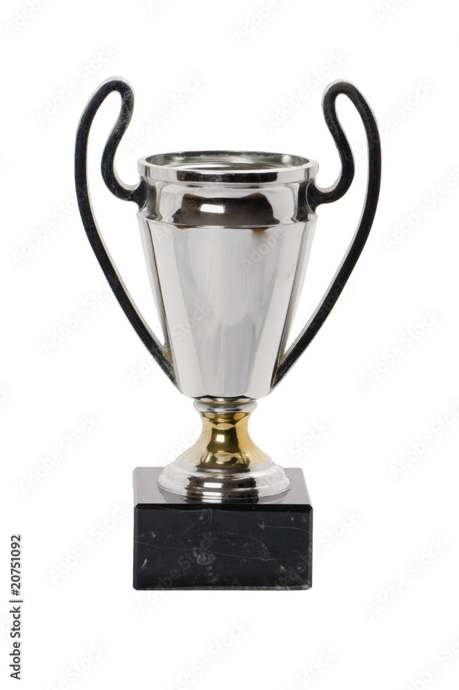 Trophy isolated on white background Trophy isolated on white background