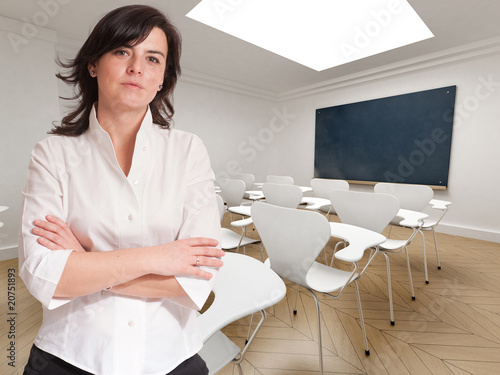 Young female teacher