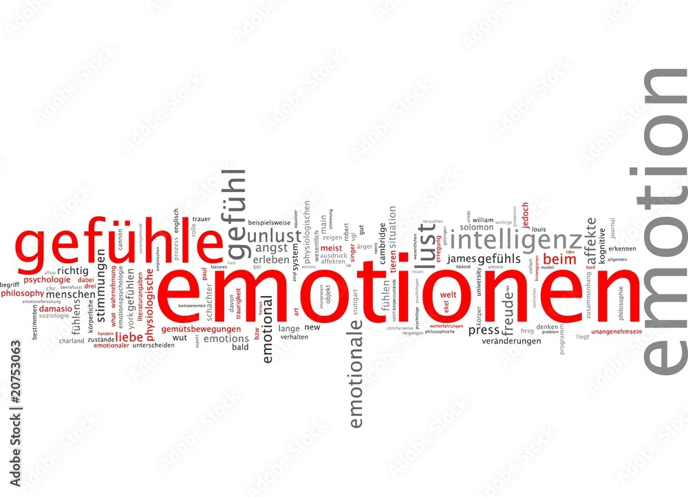 Fototapeta premium Emotionen