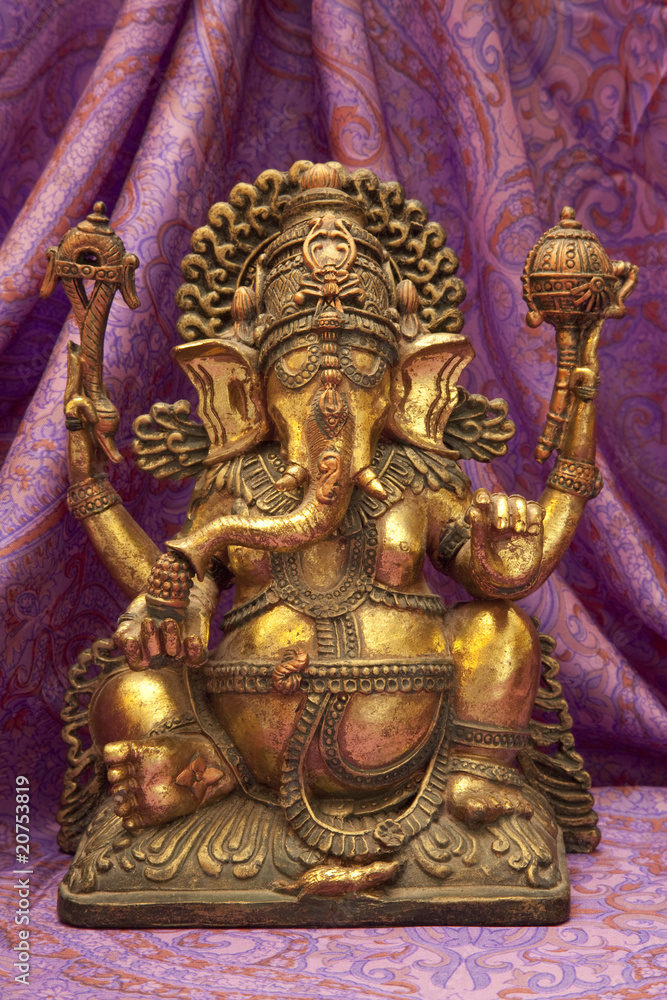Indische Gottheit Ganesh / Ganesha Stock Photo | Adobe Stock