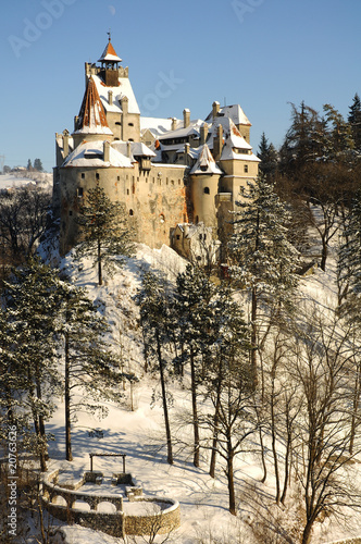 Dracula's Bran Castle and the old walls