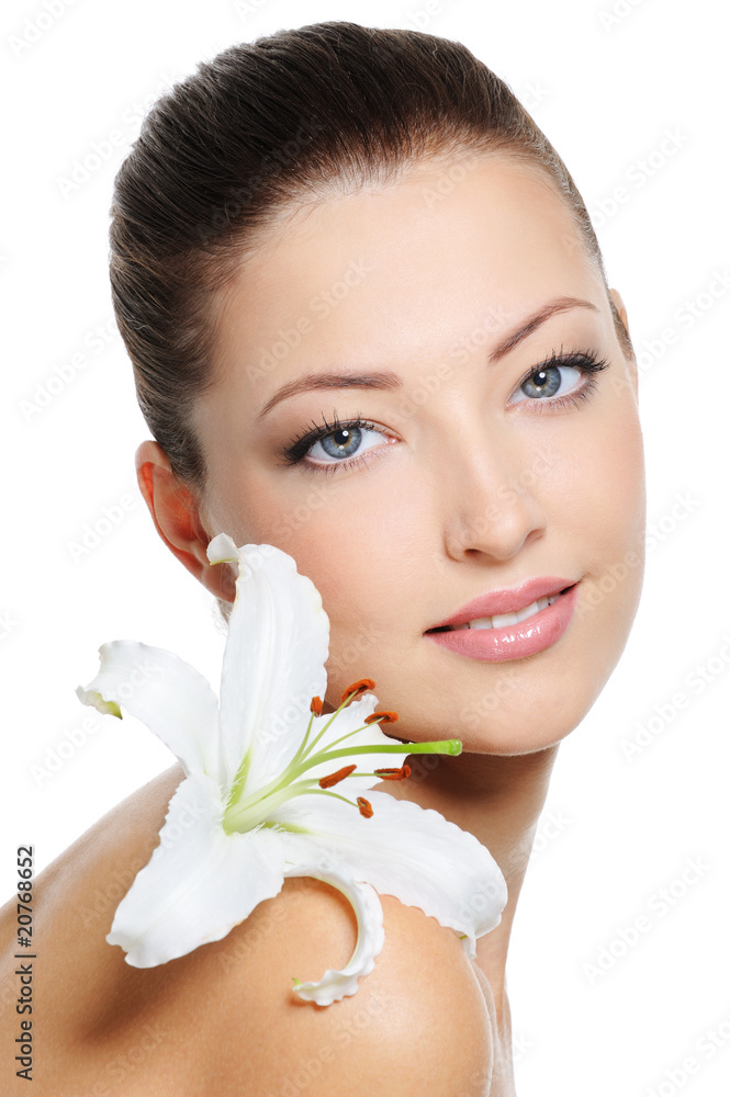 Health skin of beautiful young woman Health skin of beautiful young woman