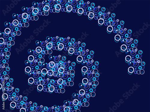Bunte Spirale