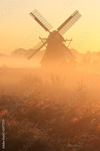 Windmill sunrise