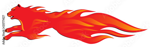 Fiery panther